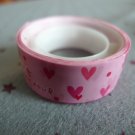 Japan Pink Heart Deco Tape KAWAII