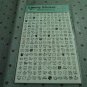Korea Panda Schedule Sticker (2 sheets set) KAWAII (A)