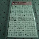 Korea Panda Schedule Sticker (2 sheets set) KAWAII (B)