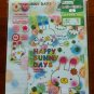 JAPAN Happy Sunny Days Rabbit Lettersets Pack + Sticker KAWAII