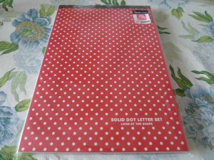 Korea Polka Dots Large Letterpad KAWAII