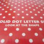 Korea Polka Dots Large Letterpad KAWAII