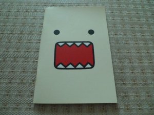 Japan / Korea Domo kun Small Notebook (Ivory) KAWAII