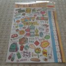 Korea Happy Travel Glittery Sticker KAWAII