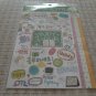 Korea Study Hour Glittery Sticker KAWAII