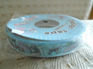 Taiwan We Are Couple Bear Sweet Love Big Deco Tape KAWAII