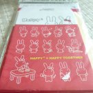 Taiwan Rabbit Happy Together Memosets Pack (Red) KAWAII