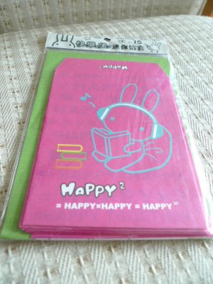 Taiwan Rabbit Happy Together Music Memosets Pack (Pink) KAWAII