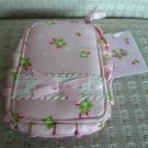 Japan Flower Pink Cosmetic Bag KAWAII