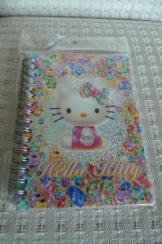Japan Sanrio Hello Kitty Sparkly Jewelry Notebook KAWAII