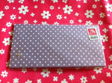 Korea Polka Dots Envelopes Pack (Purple) KAWAII