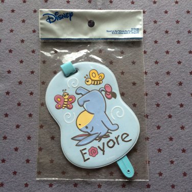 JAPAN Disney Eeyore Luggage Tag KAWAII