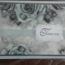 Blue Vintage style handmade card