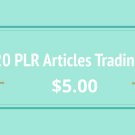 20 PLR Articles Trading Digital Download