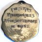 Rare Large Antique Silver Holy Medal Our Lady of Mercy Virgin Mother Mary Christ Child Jesus