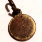 Tiny Antique Medal Pink Purple Enamel Vintage Guilloche Virgin Mother Mary religious Bracelet Charm