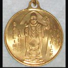 Large Vintage 1960's St. Patrick Medal Men's Catholic Jewelry Man's Medallion Pendant