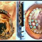 Large Rhinestone Cameo Locket Blessed Mother Virgin Mary Shrine Pendant Catholic Prayer Jewelry OOAK