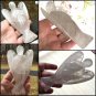 5" Standing Large Quartz Crystal Angel Sculpture Altar Statue Handcarved Gemstone Figurine
