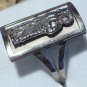 Large Sterling Silver Ring St. Jude Patran Saint of Hopeless Cases and Those in Despair Size 10