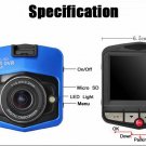 Mini Car DVR Camera Video Recorder Full HD 1080P Register G-sensor Night Vision Dash Cam