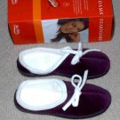 Dearfoams Womens Purple Slippers Size 7