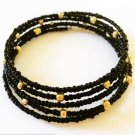 Starry Night Bracelet, Black & Gold