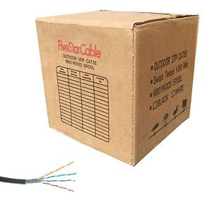 Five Star Cable 1000 Ft. Cat5e Direct Burial / Underground Waterproof Outdoor UT
