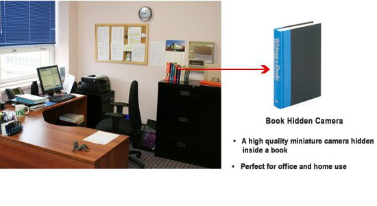 Book Wireless Video Home Hidden Spy Camera hidden spy camera BL1218C
