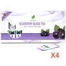 Blueberry Black Tea 20 Sachets Gift Box Set Quantity of 4 pk