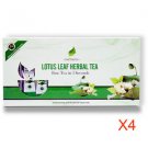 Lotus Leaf Herbal Tea Powder 20 Sachets 4packs Great for Gift Set