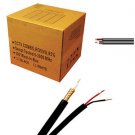 Five star Coaxial CCTV Cable UL Litsted RG59 Siamese 500 ft. Black