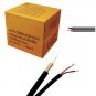 Five star Coaxial CCTV Cable UL Litsted RG59 Siamese 500 ft. Black
