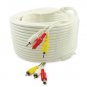 300 Ft super grade RCA cable with power cord plus 2 RCA Female to BNC Male Conne