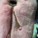 Real Fur iPhone Case iPhone6s iPhone6s Light Pink Fluffy iPhone 6s skins