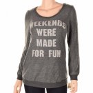 Dreamr Gray Women's Clothing Size M Sweater , Sale