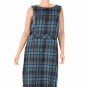 Tommy Hilfiger Sleeveless Plaid Sheath Dress Peacoat Multi 16 (Size) Women'S