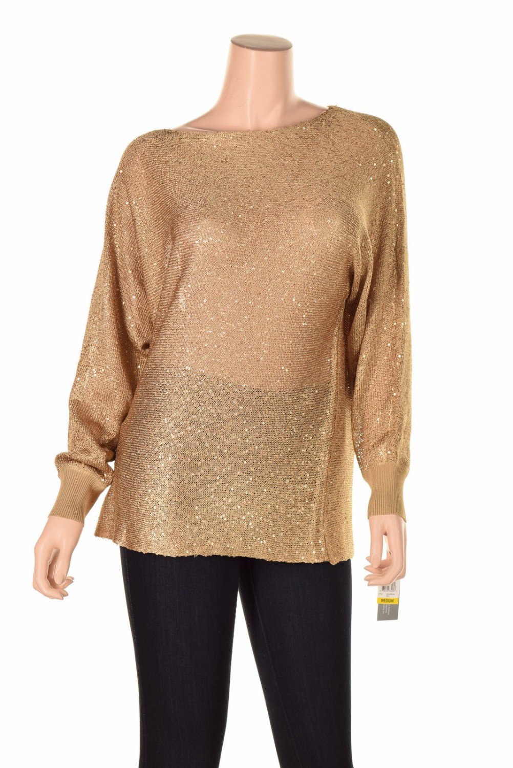 Alfani Misses Gold Women's Clothing Size Xl Sweater , Sale