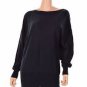 Alfani Misses Ribbed Panel Dolman Sweater Navy L ( Size ) Women'S Clothing