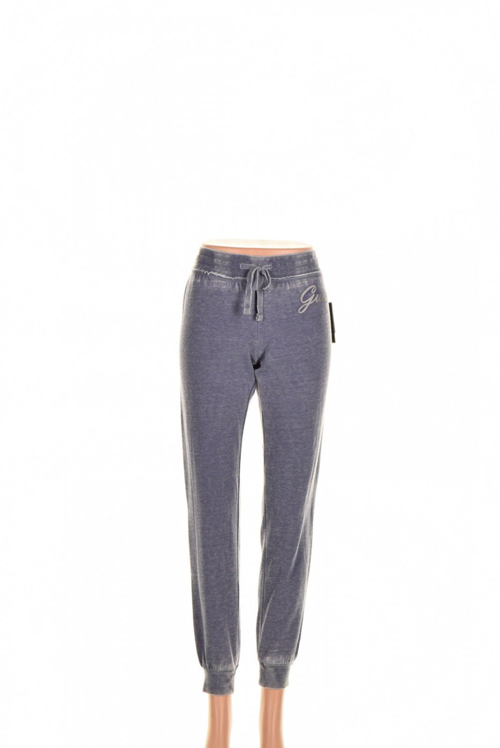 Guess Mid Rise Graphic Skinny Sweatp Indigo S ( Size ) Women'S Clothing