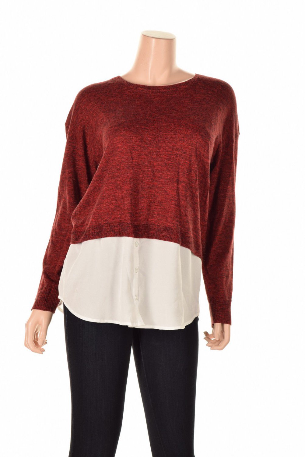 new Kensie Medium Red Women's Clothing Size M Sweater , Sale