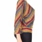 new Free People Rainforest Pattern Three Quart Rainbow Combo Xs (Size) Women'S