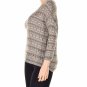 new Lucky Brand Jeans Three Quarter Sleeve Metallic Blue Multi S (Size) Women'S