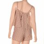 Maison Jules Tiered Polka Dot Print Romper Brush Combo S (Size) Women'S Clothing