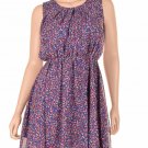 new Maison Jules Sleeveless Crew Neck Printed F Purple Potion Combo S  Women'S