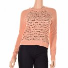 new Maison Jules Raglan Sleeve Lace Overlay Swe Dusty Pink Combo Xs SizeWomen'S