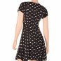 new Maison Jules Cap Sleeve Lip Print Dress Black Combo L SizeWomen'S Clothing