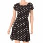new Maison Jules Cap Sleeve Lip Print Dress Black Combo L SizeWomen'S Clothing
