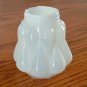 Antique PUFFY FORM Salt or Pepper SHAKER c1910 EAPG Opaque Glass