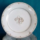Large DINNER PLATES ~ Noritake ESTEEM #5404 Mid-Century Swirls on Ivory Ground